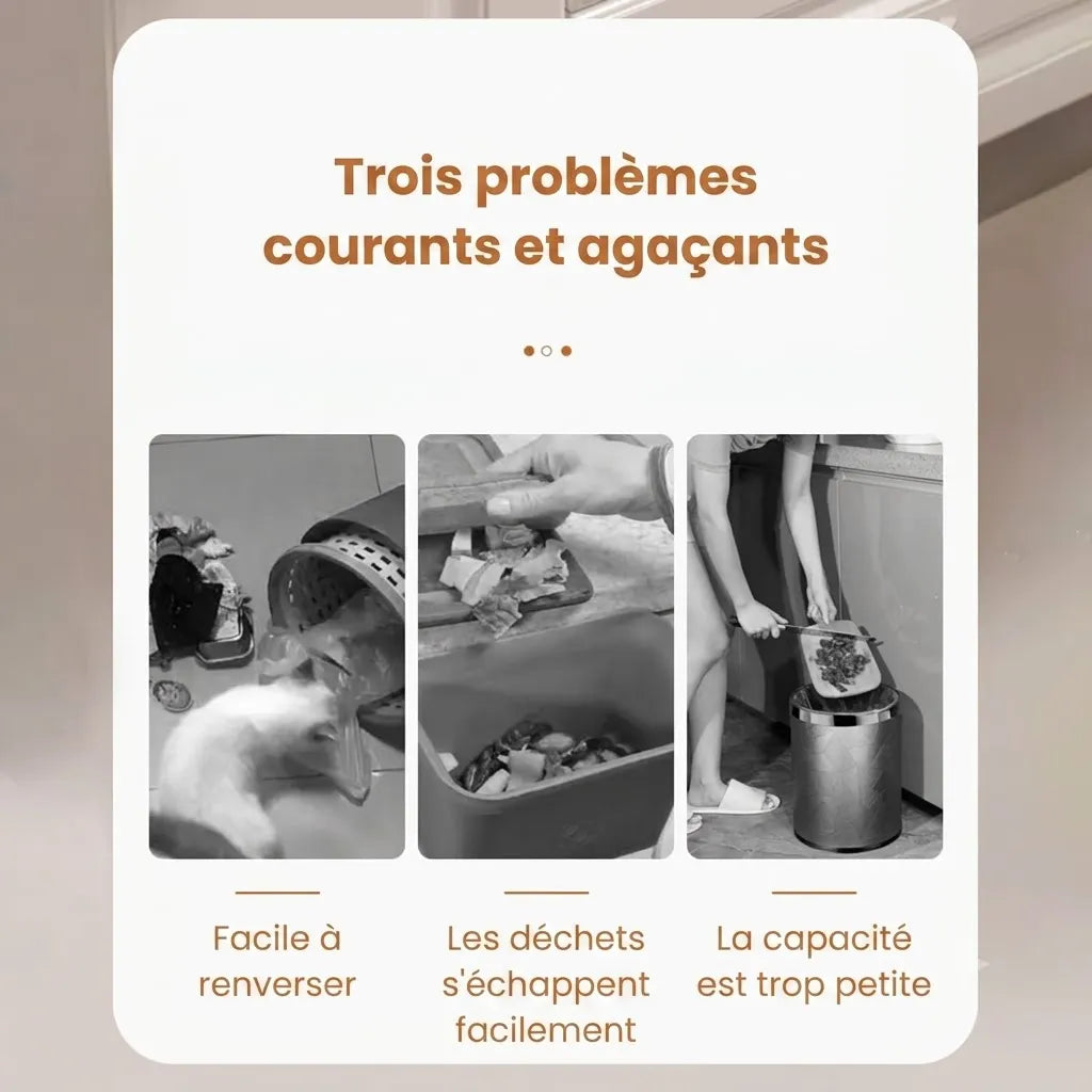 Poubelle Suspendue Pliable 3 en 1 – Grande Capacité & Gain de Place pour Cuisine