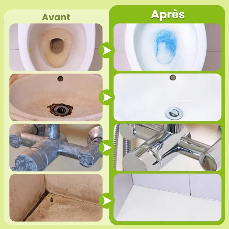 300ML Spray de Nettoyage Multi-usages à l'Acide Oxalique pour Éliminer les Taches Chad