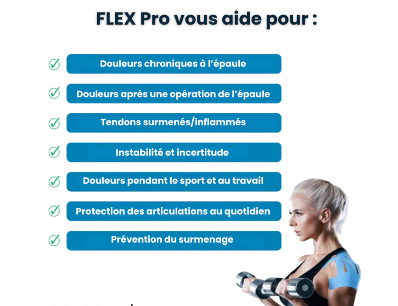 FLEX PRO™ Bandes Thérapeutiques Pour Épaules