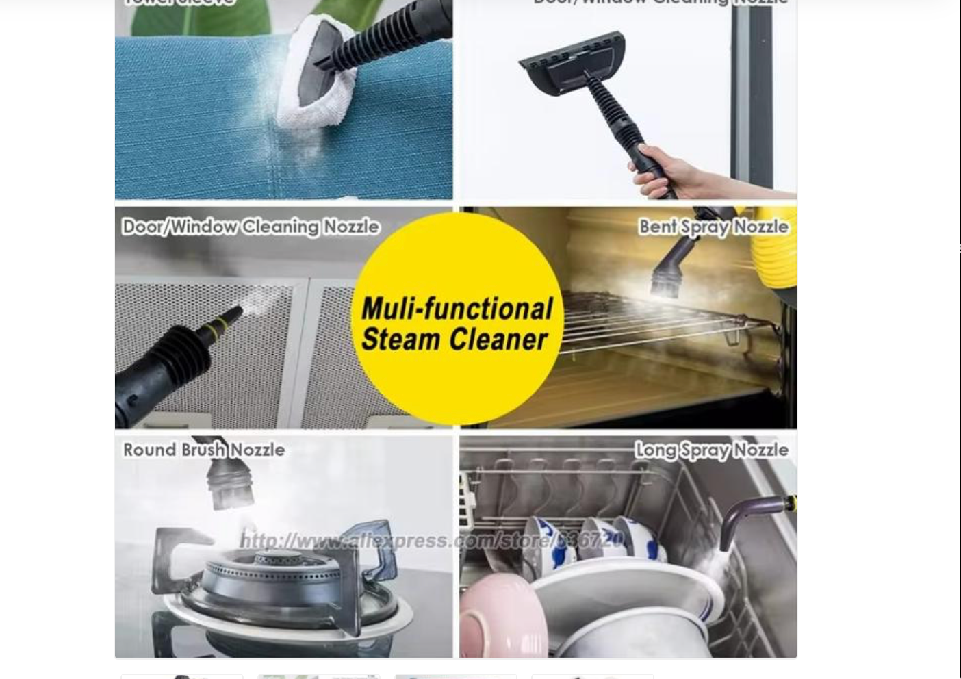 Nettoyeur à vapeur portable haute pression pour cuisine et maison