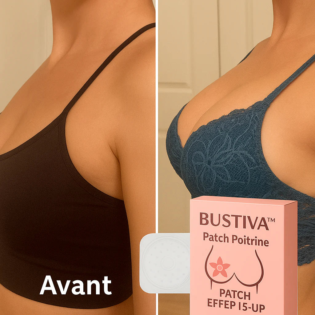 Bustiva™ Patch Poitrine Effet Push-Up | Remonte, raffermit et galbe vos seins dès la 1ère utilisation!
