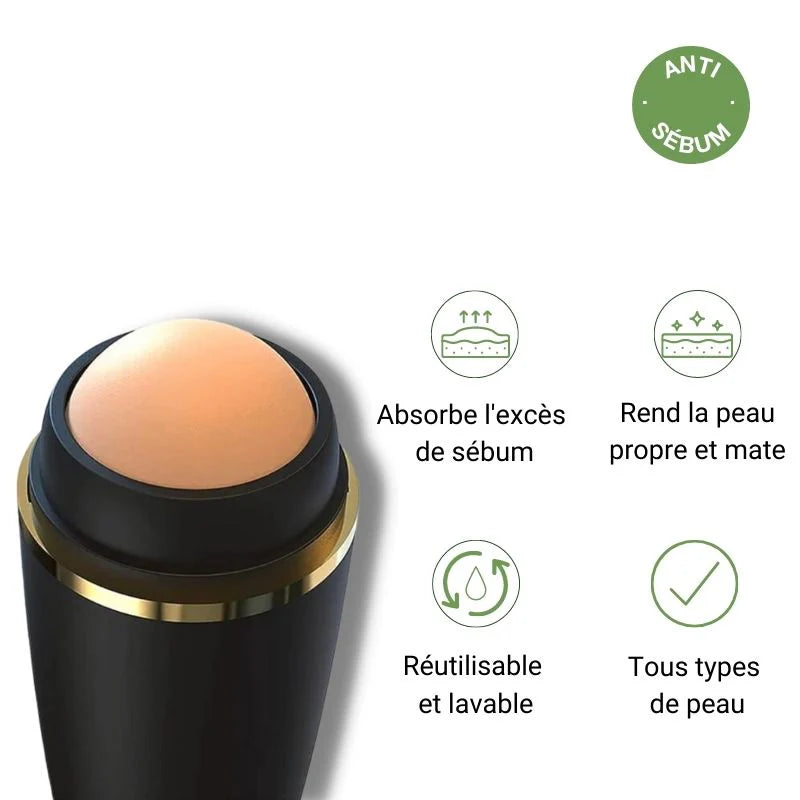 Rouleau Volcanique Anti-Sébum – Résultats en 5 Secondes