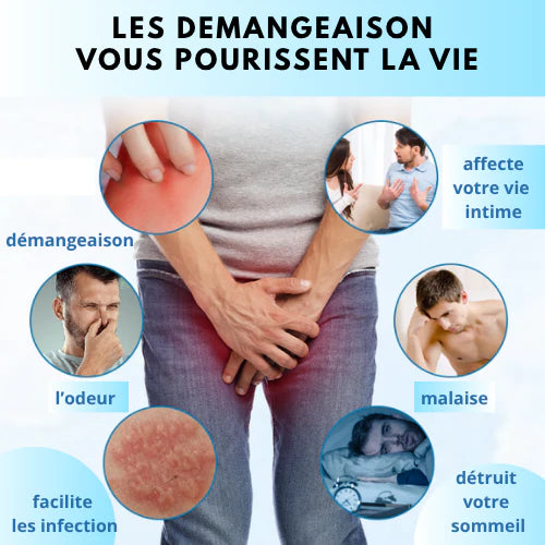 Crème anti-démangeaisons Antibactérienne élimine Les Odeurs à Base de Plantes