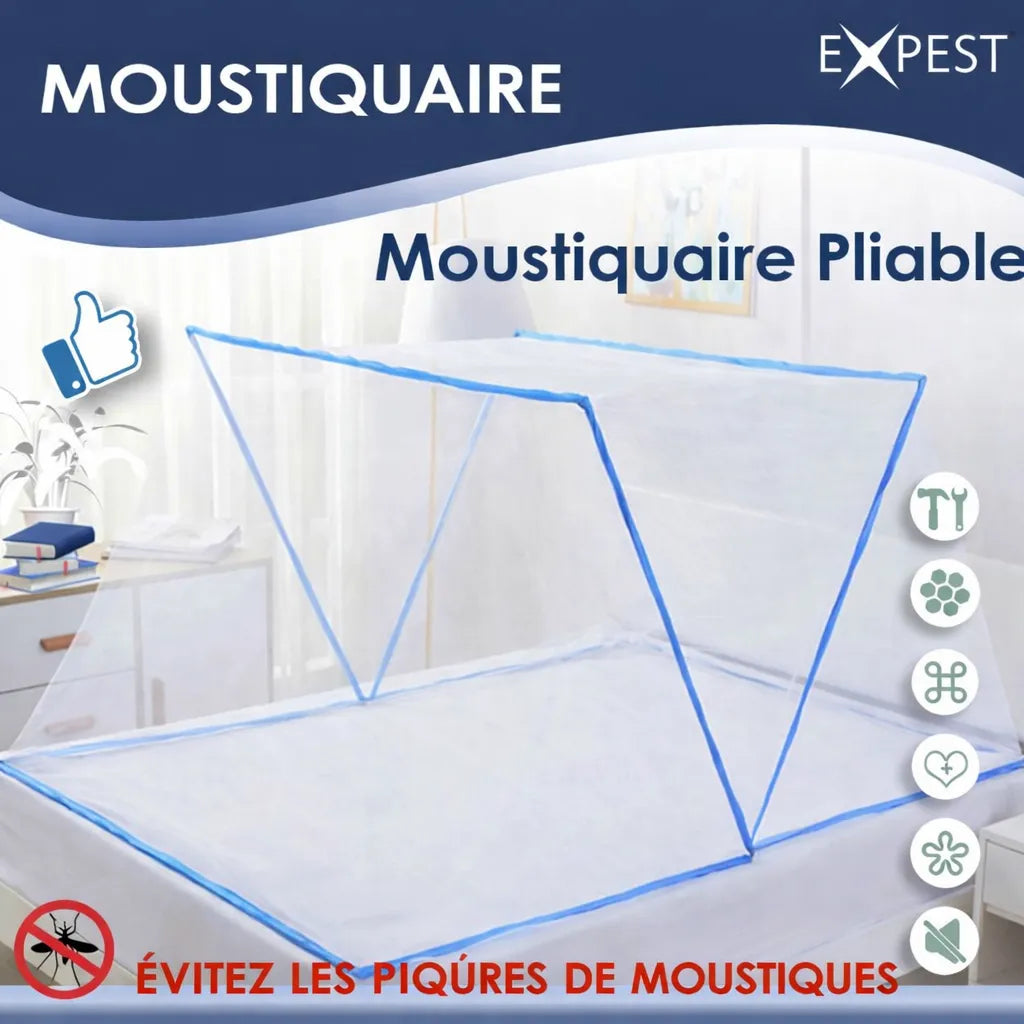 Moustiquaire Portable et Pliable – Confort & Sécurité Toute la Nuit