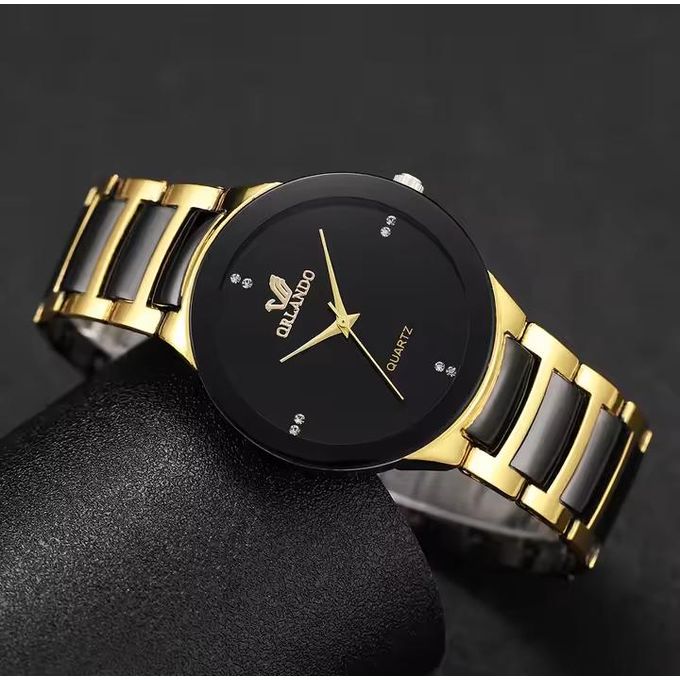 Montre Homme Luxe – Bracelet Acier Inoxydable Élégant | Quartz Précis