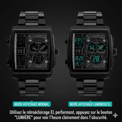 Montre Numérique Élégante au Design Moderne