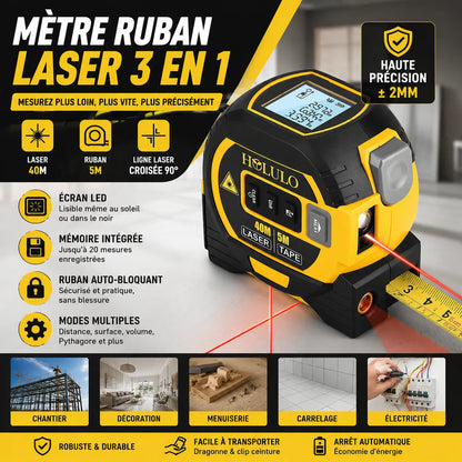 Télémètre Laser Professionnel Multifonction