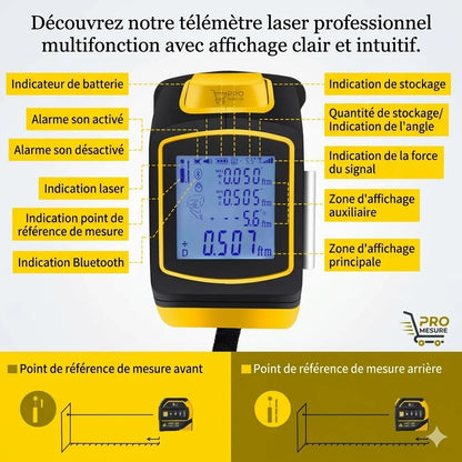 Télémètre Laser Professionnel Multifonction