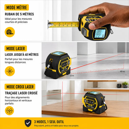Télémètre Laser Professionnel Multifonction