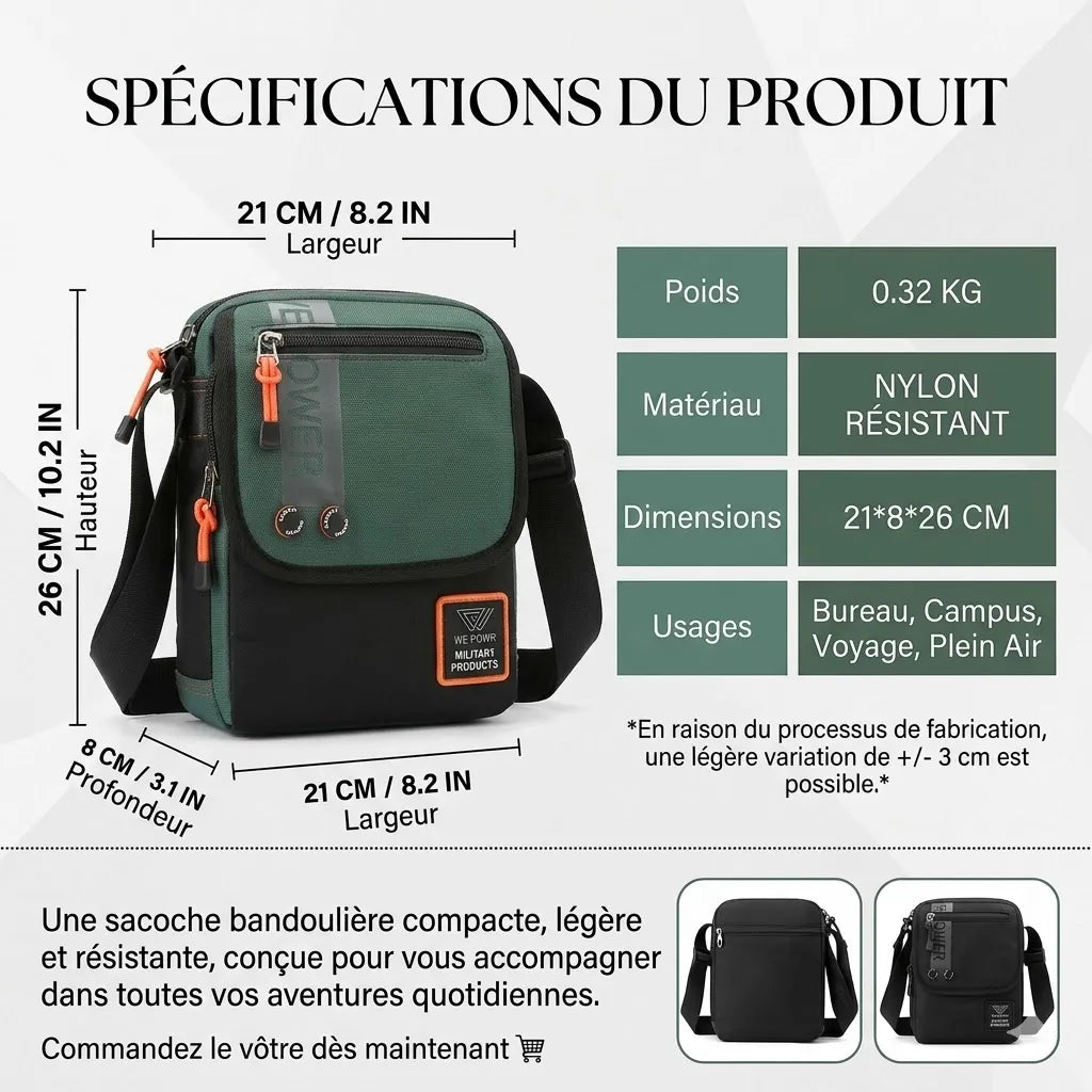 Sac À Bandoulière Pour Hommes