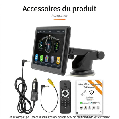 AutoLink Pro™ – Écran Tactile Bluetooth pour Véhicule Avec Caméra de Recul