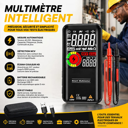 Multimètre Électronique Multifonction pour Mesures Précises