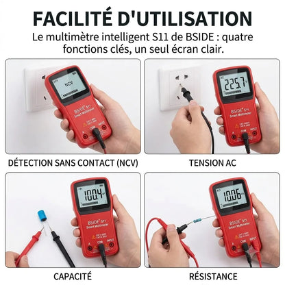 Multimètre Électronique Multifonction pour Mesures Précises