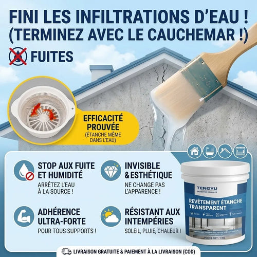 Scellant Magique Imperméable : Stoppez les Infiltrations Instantanément