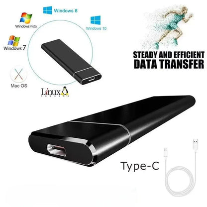 Disque Dur Externe SSD Portable 8 To Ultra-Rapide – Performance, Résistance & Mobilité
