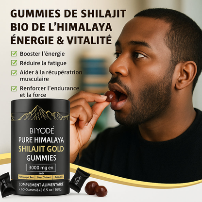 Gummies Shilajit d'Or Himalayen – Energie & Immunité, 60 pcs - ORIGINAL