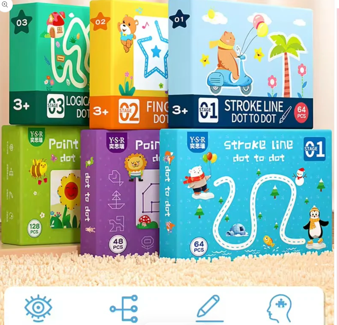 Livre de traçage réutilisable pour les enfants