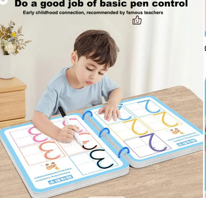 Livre de traçage réutilisable pour les enfants