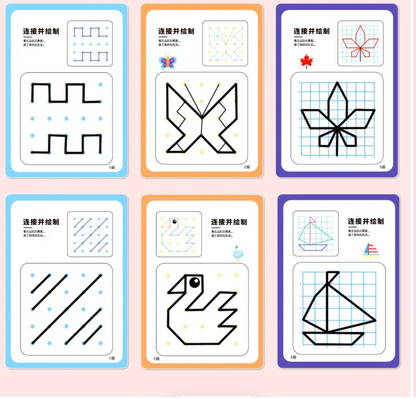 Livre de traçage réutilisable pour les enfants