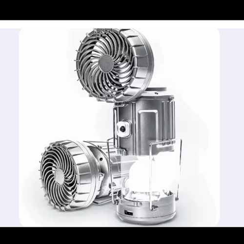 Lampe Multifonction 3-En-1 – Lumière, Ventilateur & Powerbank Intégrés