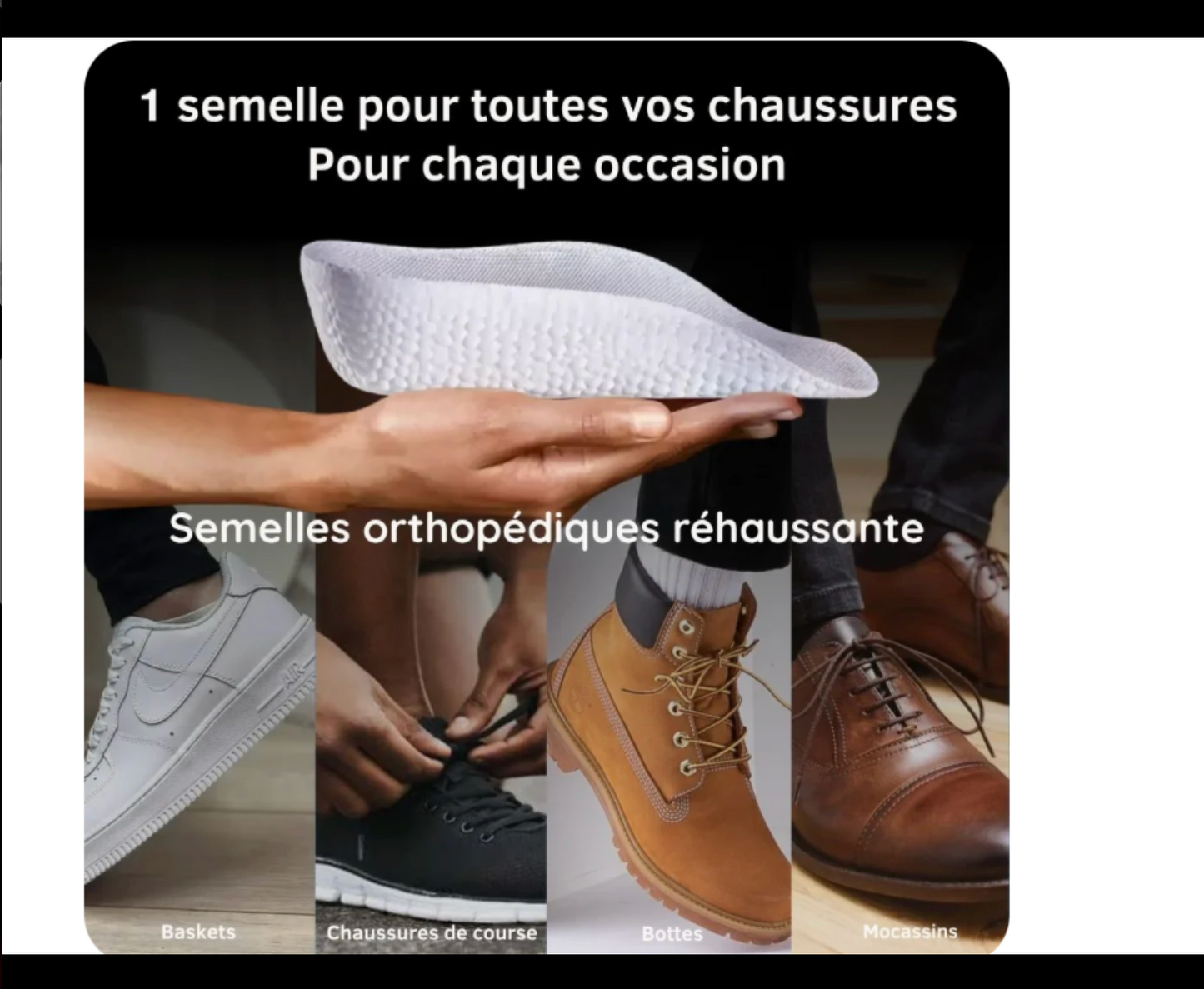 Semelles Orthopédiques Grandissantes FlexStep™