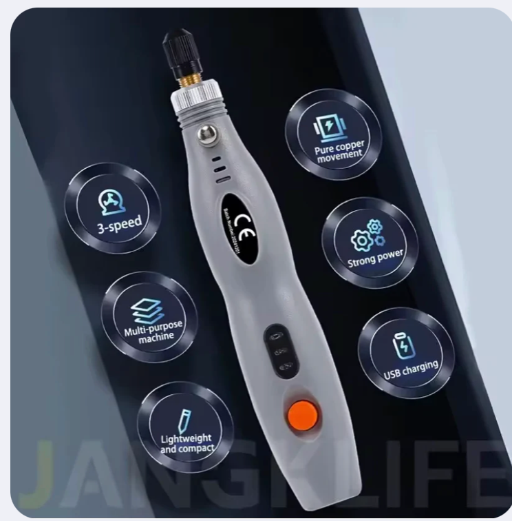 Mini Perceuse Électrique Rechargeable Gravure, Polissage Et Sculpture Sur Bois – Idéale Pour Le DIY Et Les Projets Créatifs