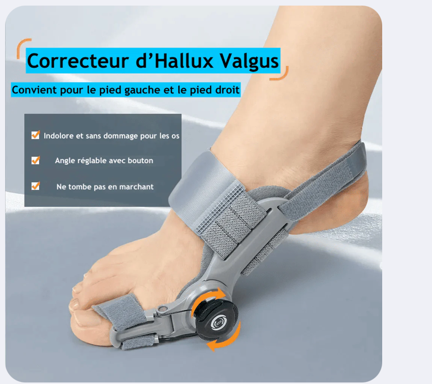 Attelle Correctrice D’Oignon Soulage La Douleur Et Aide À Réaligner Naturellement Vos Pieds Confort & Bien-Être Au Quotidien
