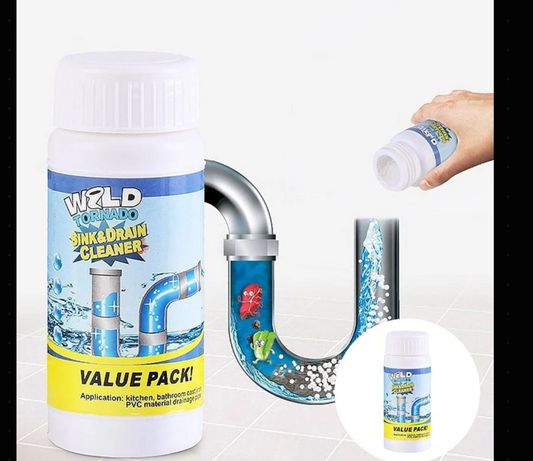 Déboucheur Nettoyant Puissant pour Éviers et Canalisations