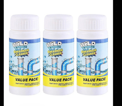 Déboucheur Nettoyant Puissant pour Éviers et Canalisations