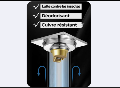 Pack De 2 Bouchons (1 acheté = 1 offert) Anti-Odeur Pour Toilettes, Prévention Des Insectes Et Désodorisation