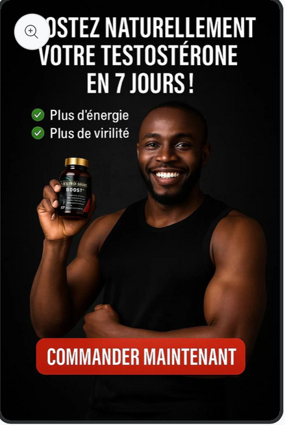 TESTOSTERONE BOOSTER™ | Booster Naturel de Testostérone