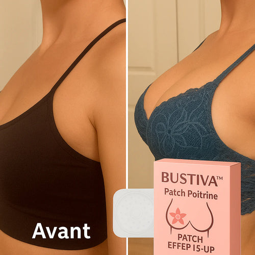 Bustiva™ Patch Poitrine Effet Push-Up | Remonte, raffermit et galbe vos seins dès la 1ère utilisation!
