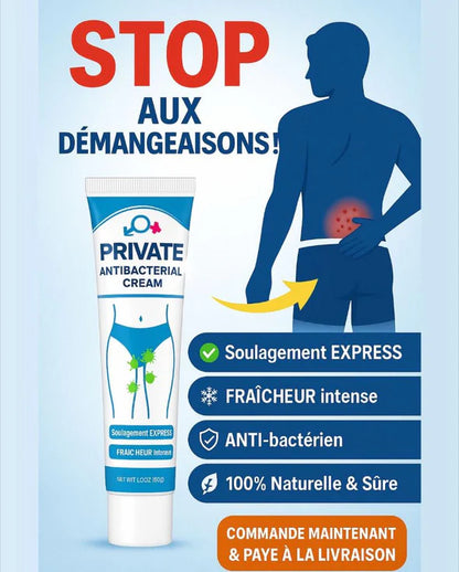 Crème anti-démangeaisons Antibactérienne élimine Les Odeurs à Base de Plantes