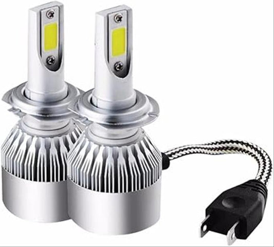 Phares LED Ultra Brillants : Éclairez votre route avec style (2 x phares LED) C6 LED Headlight H7