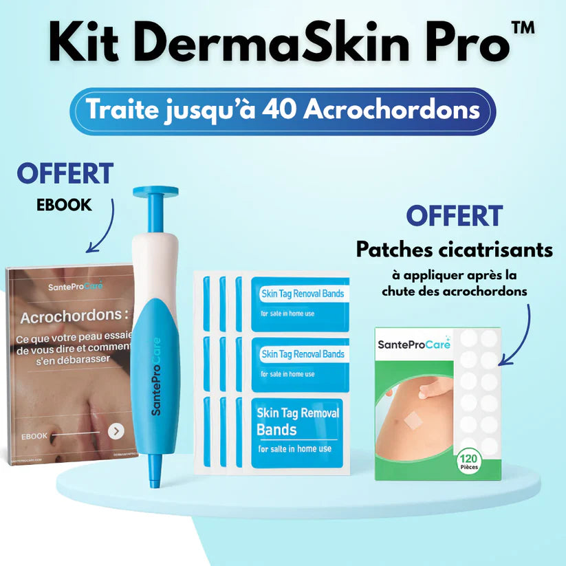 Kit DermaSkin Pro™ – Adieu Les Acrochordons, Résultat Immédiat