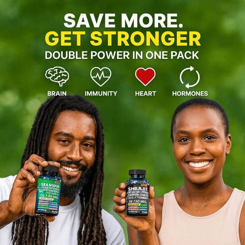 SEA MOSS + SHILAJIT PACK — Energy, Recovery & Male Confidence ⚡