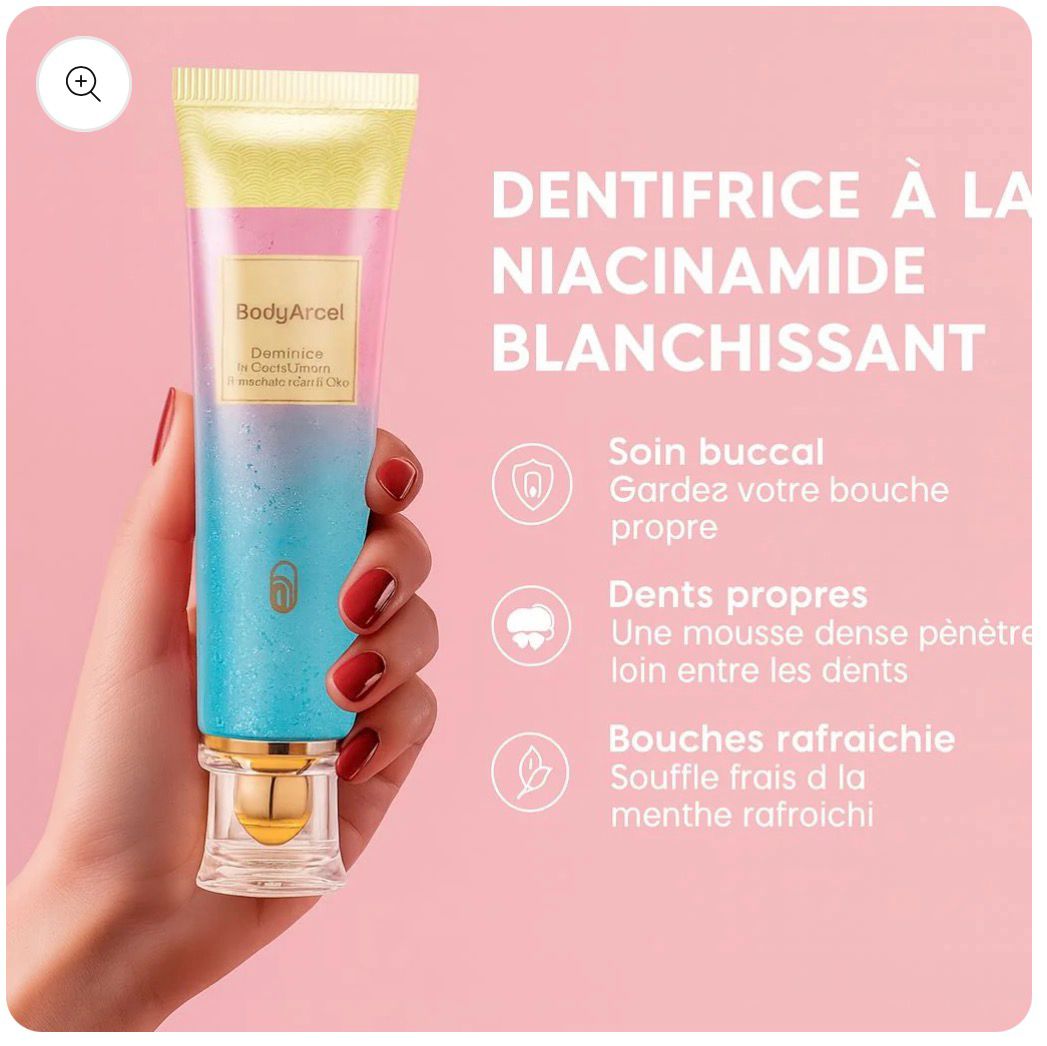 DENTIFRICE BLANCHISSANT À LA NIACINAMIDE