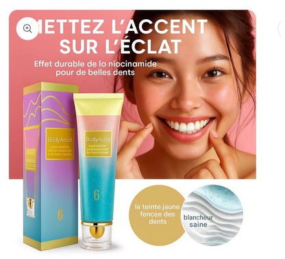 DENTIFRICE BLANCHISSANT À LA NIACINAMIDE