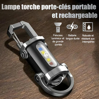 KeyLight Power™ Porte-clés lampe de poche & Powerbank.